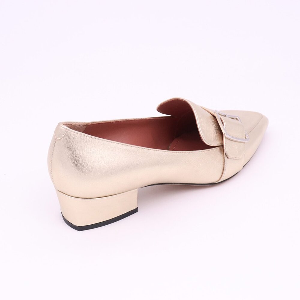 NWT - Bally Harumi Block Heel - Champagne👠 - Picture 4 of 12